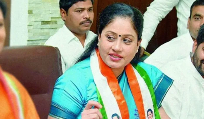 Vijayashanti Eyes Political Comeback Seeks MLC Seat In Congress, Vijayashanti Eyes Political Comeback, Vijayashanti Comeback To Congress, Vijayashanti MLC Seat In Congress, Congress, MLC Elections, Revanth Reddy, Seeks MLC Seat in Congress, Telangana Politics, Vijayashanti, Vijayashanti Eyes Political Comeback, Hyderabad, Hyderabad Live Updates, Latest Hyderabad News, Telangana, TS Politics, TS Live Updates, Political News, Mango News, Mango News Telugu