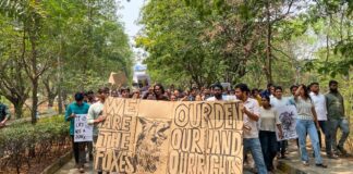 HCU Land Dispute Student Protests Intensify Police Resort To Lathi Charge,Environmental Conservation, HCU Protest, Hyderabad Land Dispute, Police Lathi Charge, Student Agitation,Telangana CM,Mango News,Mango News Telugu,HCU land dispute,HCU students,hyderabad news,Hyderabad Protests,Kancha Gachibowli,PIL High Court,Telangana CM Revanth Reddy,Telangana Congress,Telangana Government,Kancha Gachibowli Land Dispute,HCU,HCU Land Dispute News,HCU News,HCU Latest News,University Of Hyderabad,CM Revanth Reddy,CM Revanth Reddy Latest News,CM Revanth Reddy News,Telangana,Telangana News,Telangana Latest News,