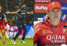 RCB Suffers Defeat Coach Flower Reacts To Siraj's Performance,Gujarat Titans, ipl 2024, Mohammed Siraj, RCB, Virat Kohli Injury,IPL 2025 match result,Mango News,Mango News Telugu,IPL 2025,IPL 2025 News,IPL 2025 Live,IPL,Cricket,Cricket Score,Cricket Score Live,Virat Kohli,Virat Kohli News,Virat Kohli Latest News,Siraj,RCB Latest News,RCB News,Siraj Performance,Gujarat Titans Score