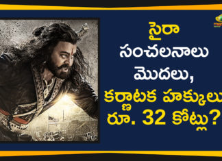 Chiranjeevi Sye Raa Karnataka Rights,Mango News,Latest Telugu Movies News,Telugu Film News 2019,Tollywood Cinema Updates,Sye Raa Karnataka Theatrical Rights Sold,Sye Raa Movie Updates,Sye Raa Telugu Movies News,#SyeRaa