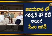 CM Jagan Meets Governor Narasimhan In Vijayawada,Mango News,Governor ESL Narasimhan to visit Vijayawada likely to meet CM Jagan,CM YS Jagan Meets With Governor ESL Narasimhan,Andhra Pradesh CM YS Jagan to meet Governor Narasimhan in Vijayawada,Andhra CM meets Governor ESL Narasimhan in Vijayawada