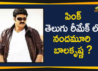 Nandamuri Balakrishna To Act In Telugu Remake Of Pink?,2019 Latest Telugu Movie News, Balakrishna in Telugu remake of Pink, Balakrishna Latest News, Balakrishna perfect choice for Pink remake, Balakrishna To Act In Pink Remake, Nandamuri Balakrishna Pink Movie Remake Updates, Nandamuri Balakrishna To Star In Telugu Remake Of Pink, Pink Movie To Remake In Telugu, Telugu Film News 2019, Mango News, Tollywood Cinema Updates