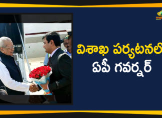 Biswa Bhusan Governor of AP On A Two Day Visit To Visakhapatnam,Biswa Bhusan Harichandan,YS Jagan Met Biswa Bhusan Harichandan,AP Governor Biswa Bhusan Harichandan,AP Latest News,AP Politics,AP Political News,AP Political Updates,YCP Latest News,YSRCP,TDP,Mango News Telugu,Biswa Bhusan Governor of AP,Biswa Bhusan,Biswa Bhusan AP governor,Visakhapatnam, AP Governor Biswabhusan Harichandan Visiting Vizag Today