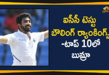 ఐసీసీ టెస్టు బౌలింగ్ ర్యాంకింగ్స్- టాప్ 10లో బుమ్రా 2019 Latest Sport News, 2019 Latest Sport News And Headlines, ICC Test rankings, ICC Test rankings 2019, ICC Test Rankings 2019-Jasprit Bumrah breaks into top ten, ICC Test Rankings For Batsmen, ICC Test Rankings For Batsmen 2019, Jasprit Bumrah breaks into top ten, latest sports news, latest sports news 2019, Mango News, Mango News Telugu, sports news