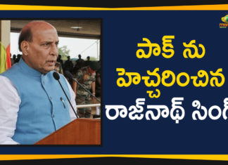 పాక్ ను హెచ్చరించిన రాజ్నాథ్ సింగ్ Defence Minister Rajnath Singh, Defence Minister Rajnath Singh Over Jammu Kashmir Issue, Defence Minister Rajnath Singh Visits Ladakh, Defence Minister Rajnath Singh Warns Pakistan, Latest National Political News Today, Mango News Telugu, Minister Rajnath Singh Latest News, Minister Rajnath Singh Visits Ladakh, national political news, National Political News 2019, National Political News Today, national political updates, Rajnath Singh, Rajnath Singh Visits Ladakh