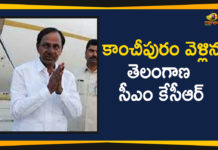 AttiVarada Swamy, AttiVarada Swamy Temple, AttiVarada Swamy Temple In Kanchipuram, CM KCR Visits AttiVarada Swamy Temple, CM KCR Visits AttiVarada Swamy Temple In Kanchipuram, Kanchipuram, KCR Visits AttiVarada Swamy Temple, KCR Visits AttiVarada Swamy Temple In Kanchipuram, Mango News Telugu, Telangana CM KCR Visits AttiVarada Swamy Temple, Telangana CM KCR Visits AttiVarada Swamy Temple In Kanchipuram