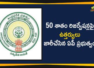 AP Govt Issued Notification For Fifty Percent Reservation In Nominated Posts,Mango News,AP Breaking News Today,AP Govt Fifty Percent Reservation In Nominated Posts,AP Govt 50% Reservation,AP Nominated Posts,Andhra Pradesh Government Latest Notification