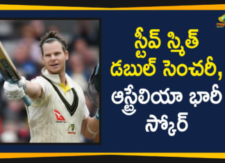 2019 Latest Sport News, 2019 Latest Sport News And Headlines, latest sports news, latest sports news 2019, Mango News Telugu, sports news, Steve Smith Hits 3rd Double Century, Steve Smith Hits 3rd Double Century In Ashes, Steve Smith Hits 3rd Double Century In Ashes Series, Steve Smith Latest Record