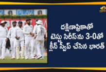 2019 Latest Sport News, 2019 Latest Sport News And Headlines, India Clean Sweep Test Series, India Clean Sweep Test Series with 3-0 Against South Africa, India vs South Africa 2nd Test, India vs South Africa 2nd Test Match, India vs South Africa Match, India vs South Africa Test Series, latest sports news, latest sports news 2019, Mango News Telugu, sports news