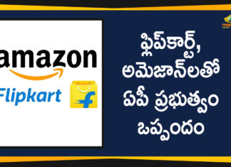 Amazon And Flipkart, AP Govt Made An Agreement With Amazon, AP Govt Made An Agreement With Amazon And Flipkart, AP Govt Made An Agreement With Flipkart, Ap Political Live Updates 2019, Ap Political News, AP Political Updates, AP Political Updates 2019, Govt Made An Agreement With Amazon And Flipkart, Mango News Telugu