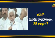 25 Districts In AP, AP Breaking News, AP Districts Increased, Ap Political Live Updates 2019, Ap Political News, AP Political Updates, AP Political Updates 2019, Mango News Telugu, MP Vijayasai Reddy Latest News, YCP MP Vijayasai Reddy
