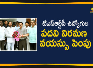 Mango News Telugu, Political Updates 2019, telangana, Telangana Breaking News, Telangana Goverment, Telangana Political Live Updates, Telangana Political Updates, Telangana State Road Transport Corporation, TSRTC Employees Retirement Age, TSRTC Latest News, TSRTC Retirement Age