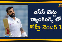 2019 Latest Sport News, 2019 Latest Sport News And Headlines, ICC Test rankings, ICC Test Rankings Updates, latest sports news, latest sports news 2019, Mango News Telugu, sports news, Virat Kohli Latest News, Virat Kohli No.1 Position In ICC Test Rankings
