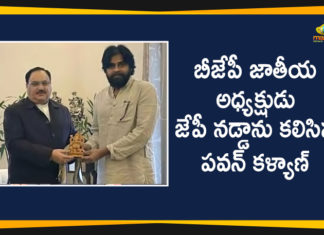Andhra Pradesh Latest News, AP Breaking News, Ap Political Live Updates, Ap Political News, AP Political Updates, janasena chief pawan kalyan, Mango News Telugu, Pawan Kalyan Latest News, Pawan Kalyan Meets BJP President JP Nadda, Pawan Kalyan Meets JP Nadda