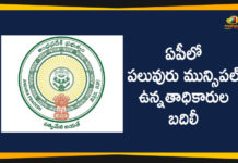 Andhra Pradesh Latest News, AP Breaking News, AP Municipal Commissioners Transfered, AP Political Live Updates 2020, Ap Political News, AP Political Updates, Mango News Telugu, Municipal Commissioners Transfered In Andhra Pradesh