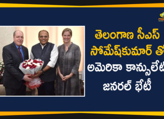 Consulate General of US Joel Reifman, Mango News Telugu, Political Updates 2020, telangana, Telangana Breaking News, Telangana Chief Secretary Somesh Kumar, Telangana Political Live Updates, Telangana Political Updates