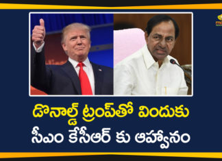 Donald Trump, KCR invited for dinner with Trump, Mango News Telugu, President Invites KCR To Dinner With Trump, President Kovind, President Kovind Invites Telangana CM KCR, Telangana CM K Chandrashekar Rao, Telangana CM KCR, US President Donald Trump