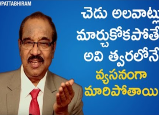 First We Make Our Habits,Then Our Habits Makes Us,Personality Development,BV Pattabhiram,Motivational Videos,BV Pattabhiram Answers to Viewers Questions,personality development Training in Telugu,Personality Development by BV Pattabhiram,Online personality development class,B V Pattabhiram Speeches,psychiatrist,B V Pattabhiram videos,Good Daily Habits,What is a good habit to have?