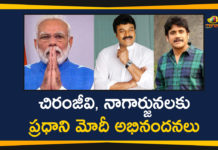 Chiranjeevi, Chiranjeevi Coronavirus Awareness Video, Chiranjeevi On Coronavirus Awareness, Coronavirus Awareness, Modi Appreciates Chiranjeevi and Nagarjuna, Nagarjuna, Nagarjuna Coronavirus Awareness, Nagarjuna Coronavirus Awareness Video, Nagarjuna On Coronavirus, Narendra Modi Appreciates Chiranjeevi, PM Modi, Prime Minister Narendra Modi, Sai Dharam Teja, Varun Tej