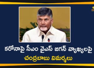 Andhra Pradesh, AP CM YS Jagan, AP CM YS Jagan Comments on Coronavirus, AP Coronavirus Updates, AP News, Chandrababu Comments On YS Jagan, Chandrababu Criticizes AP CM, Chandrababu Criticizes CM YS Jagan, Chandrababu Criticizes CM YS Jagan Comments on Coronavirus, Chandrababu Naidu, CM YS Jagan Comments on Coronavirus