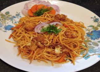 Gobi Manchurian Noodles, gobi manchurian with noodles recipe, Gobi Noodles, gobi noodles in telugu, gobi noodles recipe, gobi noodles street food, How To Make Gobi Noodles Recipe, indian street food, indian street food veg, Manchurian Noodles, manchurian noodles making, manchurian noodles recipe, Noodles, noodles making in telugu, noodles making video, noodles recipe, Street Food Recipes, veg gobi noodles recipe