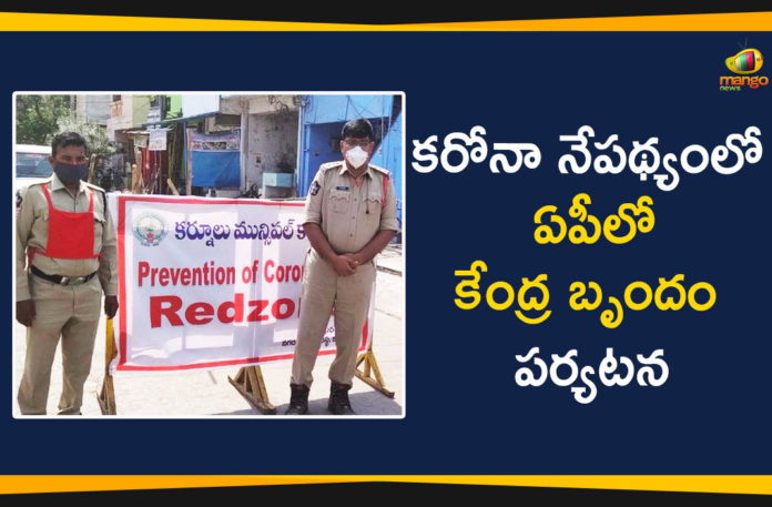 Andhra Pradesh, AP Corona Positive Cases, AP Coronavirus, AP COVID 19 Cases, AP Total Positive Cases, Central Inter Ministerial Team, Central Inter Ministerial Team Reached to AP, Central Inter Ministerial Team to Monitor AP Corona Situation, Central Team, Central Team Monitor Corona Situation, Central Team Visits AP