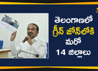 14 More Orange Zone Districts Set to Turn as Green Zone, Green Zones Districts List In Telangana, Minister Etala Rajender, Orange Zone Districts List In Telangana, telangana, Telangana Corona Green Zones, Telangana Corona Orange Zones, Telangana Coronavirus, Telangana Coronavirus Deaths, Telangana Health Minister Etala Rajender, Total COVID 19 Cases