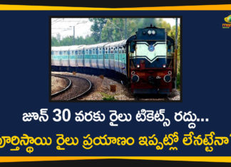 Coronavirus in India live updates, Coronavirus Lockdown, Indian Railways, Indian Railways cancels all regular train tickets, Indian Railways LIVE updates, Indian Railways News, Railways cancels all tickets booked for passenger trains, Railways Cancels Regular Train Tickets, Railways Cancels Regular Train Tickets Booked till June 30, Train Tickets Cancelled