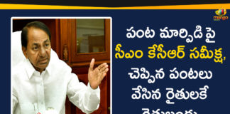 agriculture policy, CM KCR, CM KCR Review Over Crops Cultivation, Crops Cultivation and Policies, KCR Conducts Review Over Crops Cultivation and Policies, Paddy cultivation, Rythu Bandhu Scheme, telangana, telangana agriculture development, Telangana Agriculture News, Telangana CM KCR