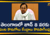 CM KCR Announced Crops Procurement Centres would Function till June 8