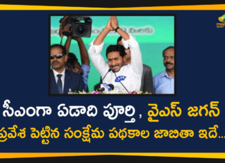 Andhra Pradesh CM, AP CM List Of Welfare Schemes Introduced, AP List Of Welfare Schemes, YS Jagan, YS Jagan Completes One Year As AP CM, YS Jagan first year as Andhra chief minister, YS Jagan List Of Welfare Schemes, YS Jagan One Year As AP CM, YSRCP Completes One Year, YSRCP-led Andhra govt completes one-year rule