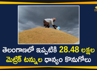 telangana, telangana agriculture budget, telangana agriculture development, telangana agriculture minister, Telangana Agriculture News, Telangana Govt, Telangana Govt Procured 28.48 Lakh Metric Tonnes of Grain, Telangana News, Telangana News Today