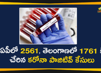 Andhra Pradesh, AP Corona Positive Cases, AP Coronavirus, AP COVID 19 Cases, AP Total Positive Cases, Corona Positive Cases, Coronavirus, COVID-19, State wise Corona Positive Cases, telangana, Telangana Coronavirus, Telangana Coronavirus Deaths, Telugu States Corona Updates