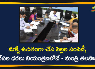 Animal Husbandry, fodder centres, Minister Talasani, Minister Talasani On Animal Husbandry, Minister Talasani Review Meeting, Minister Talasani Srinivas, Minister Talasani Srinivas Yadav, talasani srinivas yadav, telangana, Telangana News
