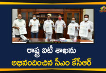 #KCR, CM KCR Congratulated State IT Department, Growth in IT Exports, KCR Congratulated State IT Department for Impressive Growth, KCR Praises KTR, KTR, Telangana CM KCR, Telangana Growth in IT Exports, Telangana IT Department, Telangana IT Minister KTR, Telangana News, Telangana News Updates
