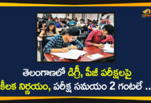Telangana State Council of Higher Education Issues Guidelines for Degree and PG Exams