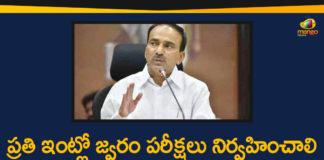 coronavirus in hyderabad, Eatala Rajender, Eatala Rajender Video Conference, Minister Eatala Rajender, Minister Eatala Rajender Video Conference, Minister Eatala Rajender Video Conference with Health Officials, telangana, Telangana Coronavirus, Telangana Coronavirus Deaths, Telangana Health Minister Eatala Rajender