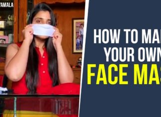 Anchor Syamala, Anchor Syamala Latest Video, Anchor Syamala Latest Videos, Anchor Syamala New Video, Anchor Syamala Videos, DIY Face Mask Sewing Tutorial, How To Make Your Own Face Mask At Home
