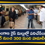 300 Bihar Hamalis Reaches to Hyderabad, Bihar, Bihar Hamalis Reaches to Hyderabad to Work in Rice Mills, Bihar Migrants, Bihar Migrants Workers, migrant labourers, Migrant Workers, Shramik Express, Shramik Special trains, Shramik Special trains migrant workers, telangana, Telangana Shramik Express