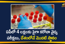 4 Lakh Plus Samples Tested till Now In Andhra Pradesh, Andhra Pradesh, AP Corona Cases, AP Corona Positive Cases, ap corona tests, AP Coronavirus, AP COVID 19 Cases, Corona Outbreak, corona tests in ap, Coronavirus, Coronavirus Breaking News, COVID-19, India COVID 19 Cases, Total Corona Cases In AP, Total COVID 19 Cases