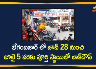 Begum Bazar Lockdown, Begum Bazar Lockdown News, COVID 19 Telangana, General Bazar, General Bazar Bandh, Hyderabad, Hyderabad Begum Bazar, Hyderabad Begum Bazar Lockdown, Secunderabad Coronavirus, Secunderabad Lockdown, Telangana Coronavirus News