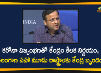 Central Team to Visit Telangana, Gujarat and Maharashtra to Monitor Covid-19 Situation