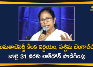 west bengal cm mamata banerjee, West Bengal Coronavirus, West Bengal Government, West Bengal Government Announces Extension of Lockdown, West Bengal Latest News, west bengal lockdown, west bengal lockdown extension, West Bengal News
