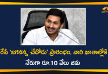 AP CM YS Jagan, AP Govt Jagananna Chedodu Programme, AP Jagananna Chedodu Scheme 2020, Jagananna Chedodu, Jagananna Chedodu Programme, Jagananna Chedodu Scheme, Jagananna Chedodu Scheme In AP, YS Jagan To Launch Jagananna Chedodu Programme