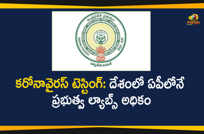 ap corona tests, AP Coronavirus, AP Coronavirus Testing Laboratories, AP Coronavirus Updates, AP Highest Number of Government-Run Labs Testing for COVID-19, corona tests in ap, Corona Tests In Private Labs, coronavirus test labs, Coronavirus Tests In AP, Coronavirus Tests Lab, Government-Run Labs Testing for COVID-19