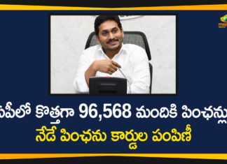 Andhra Pradesh, Andhra Pradesh News, AP Govt Granted 96568 New Pensions, AP Govt New Pensions, AP New Pensions, AP Pension, ap pension scheme, AP Pension Status, New Pension rules, New Pensions In AP, YSR Pension Kanuka