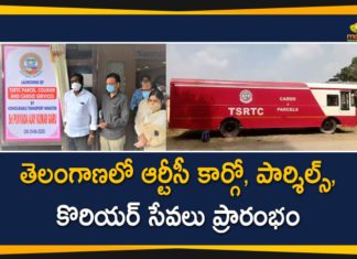 Minister Puvvada Ajay Kumar, Minister Puvvada Ajay Kumar Launches TSRTC Parcel, Telangana Transport Minister, Transport Minister, TSRTC, TSRTC Cargo Services, TSRTC Courier Services, TSRTC Latest News, TSRTC rolls out cargo services, TSRTC Updates
