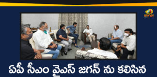 AP CM YS Jagan, Balakrishna, Celebrities Meet CM YS Jagan, Celebrities Meet CM YS Jagan at Camp Office, Chiranjeevi, Chiranjeevi Meet YS Jagan, TFI Celebrities, TFI Celebrities Meet CM YS Jagan, Tollywood Celebrities, Tollywood Celebrities Meet CM YS Jagan, Tollywood Latest Updates, Tollywood News, Tollywood Updates