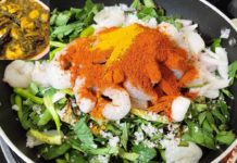 ఆంధ్ర స్పెషల్ గోంగూర పచ్చిరోయ్యాలు!,Gongura Prawns Curry,Indian Recipes,Sahasra's Kitchen,Gongura Prawns,Gongura Prawns recipe,andhra Gongura Prawns curry,Royyala gongura recipe,Sorrel leaves
