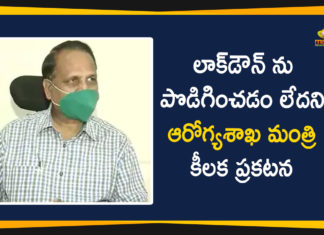 Coronavirus, Coronavirus news live updates, Delhi Health Minister Satyendra, Lockdown Will Not Be Extended, Lockdown won’t be extended in Delhi